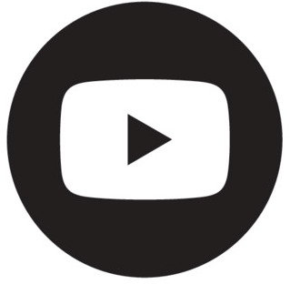 youtube icon zwart